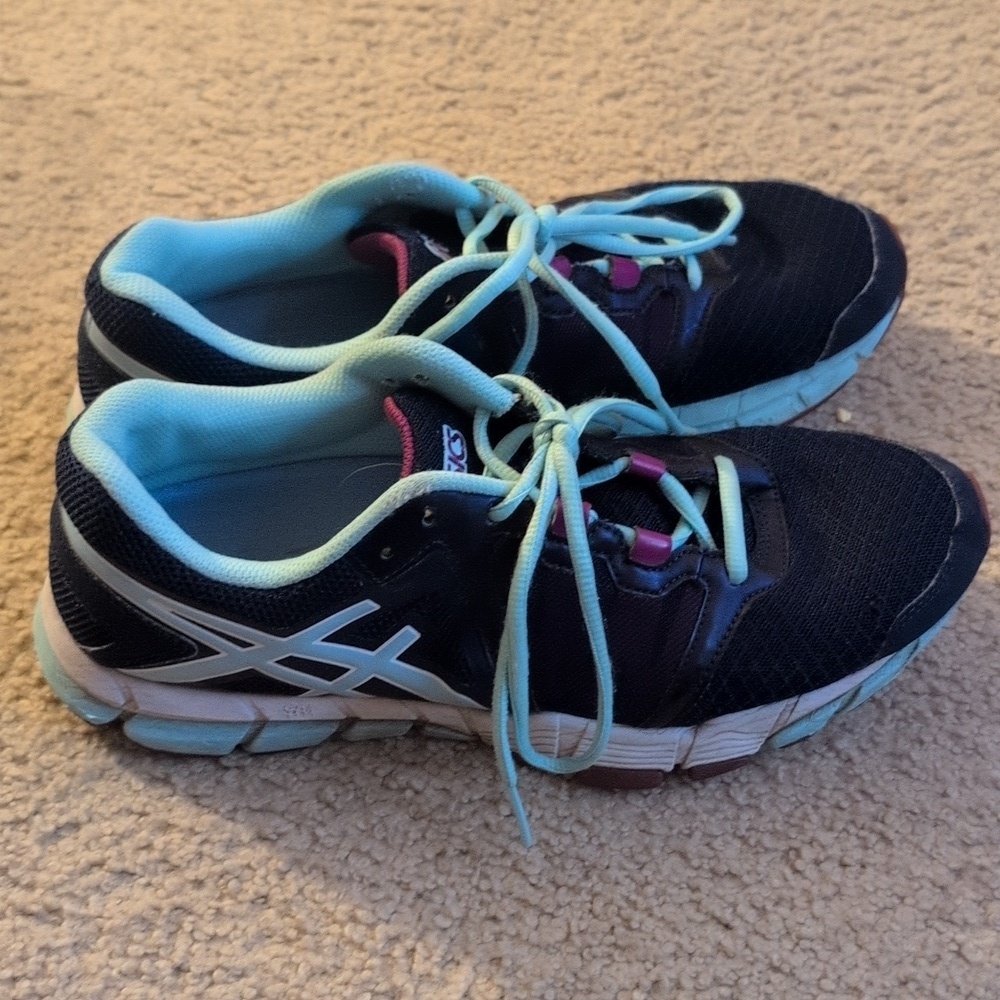 ASICS Gel Craze S383N dark navy shoes Size 9.5 - Picture 5 of 9